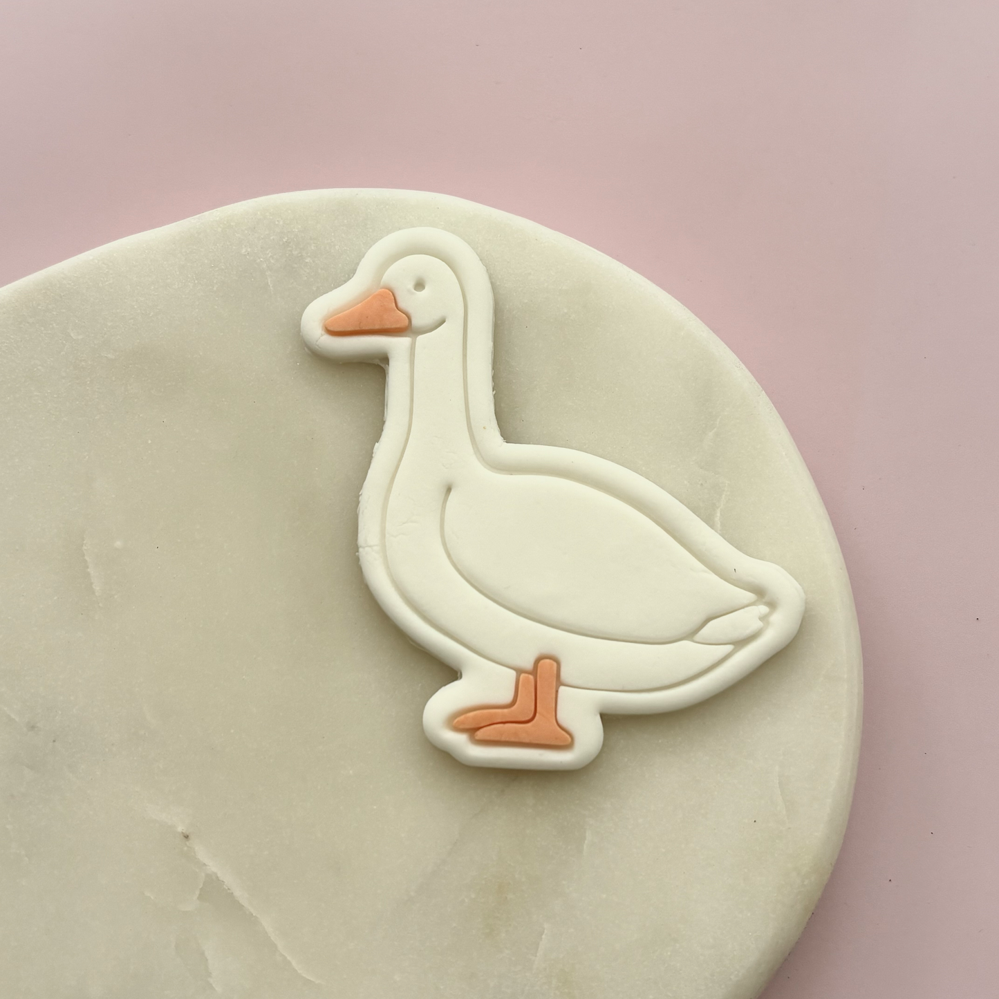 Standing Goose Cookie Stamp & Cutter