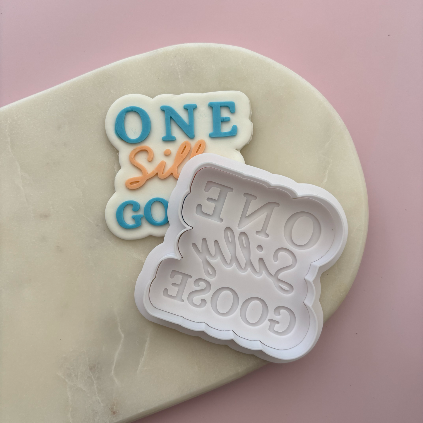 One Silly Goose Cookie Debossor & Cutter