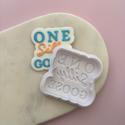 One Silly Goose Cookie Debossor & Cutter