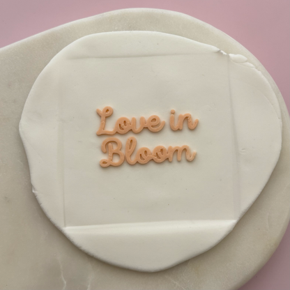 Love in Bloom Cookie Debossor