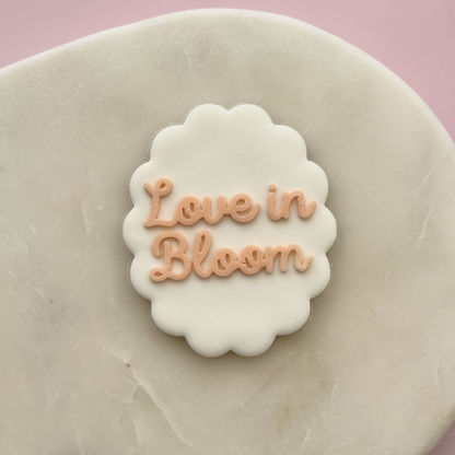 Love in Bloom Cookie Debossor