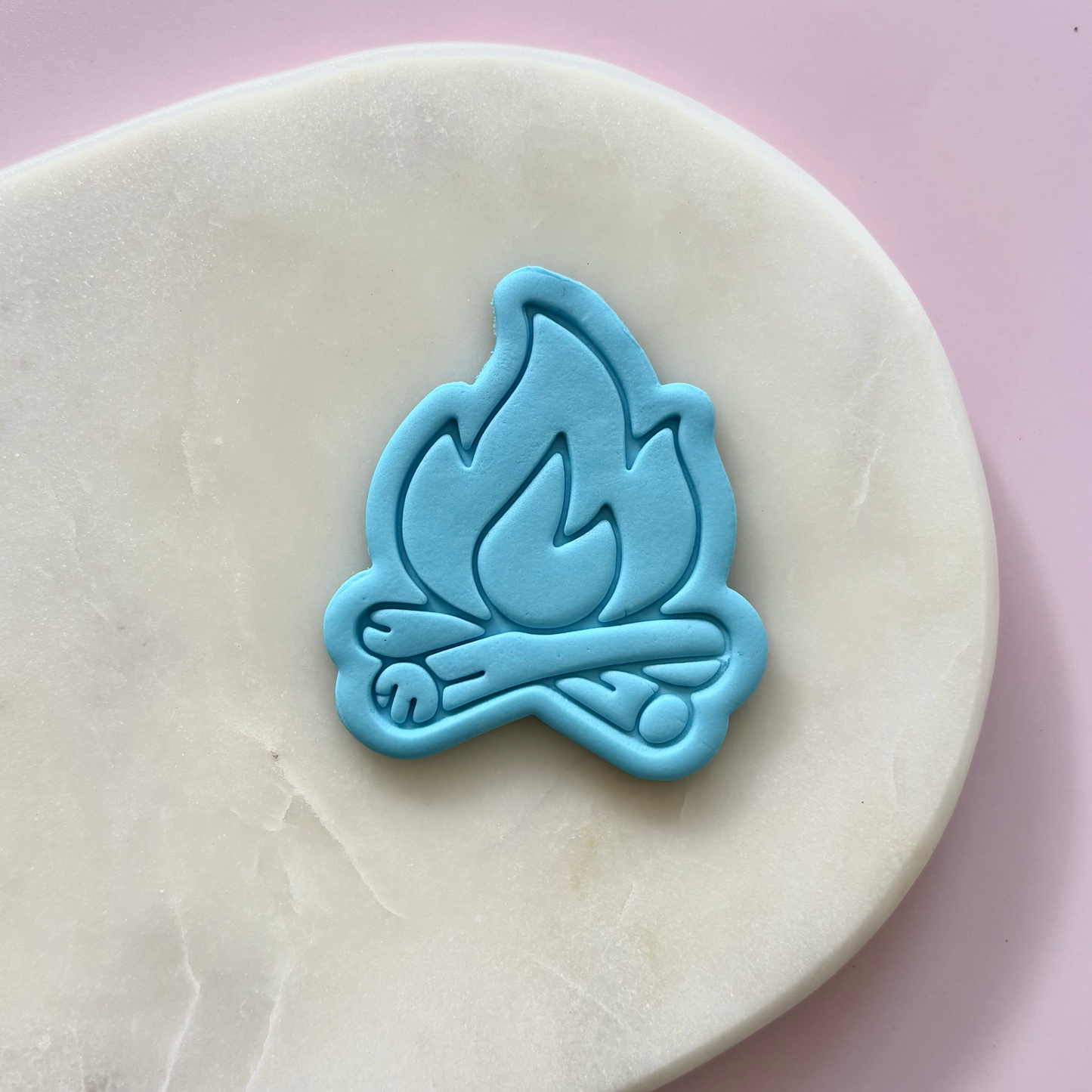 Camp Fire Cookie Cutter & Fondant Embosser
