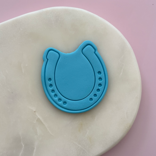 Horse Shoe Cookie Stamp & Cutter