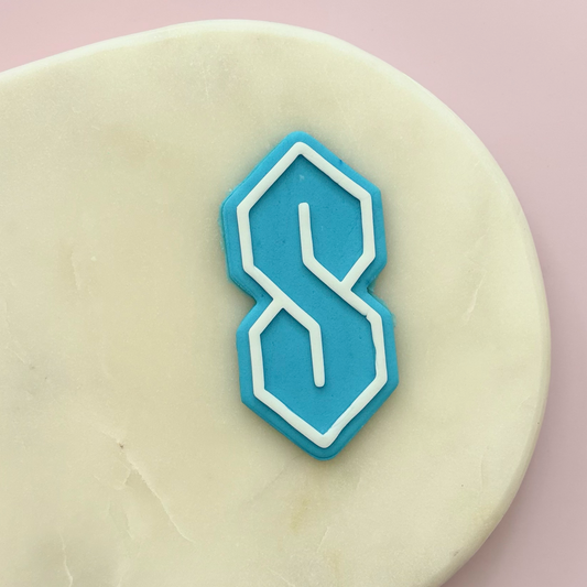 90s "S"Cookie Debossor & Cutter (Copy)