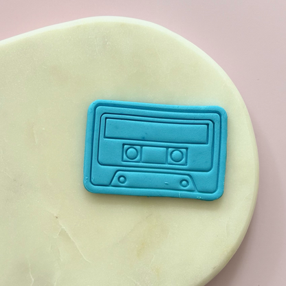 Mix tape Cookie Stamp & Cutter