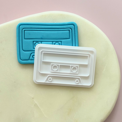 Mix tape Cookie Stamp & Cutter