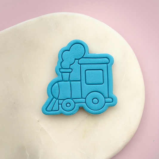 Train Cookie Stamp & Cutter