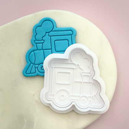 Train Cookie Stamp & Cutter