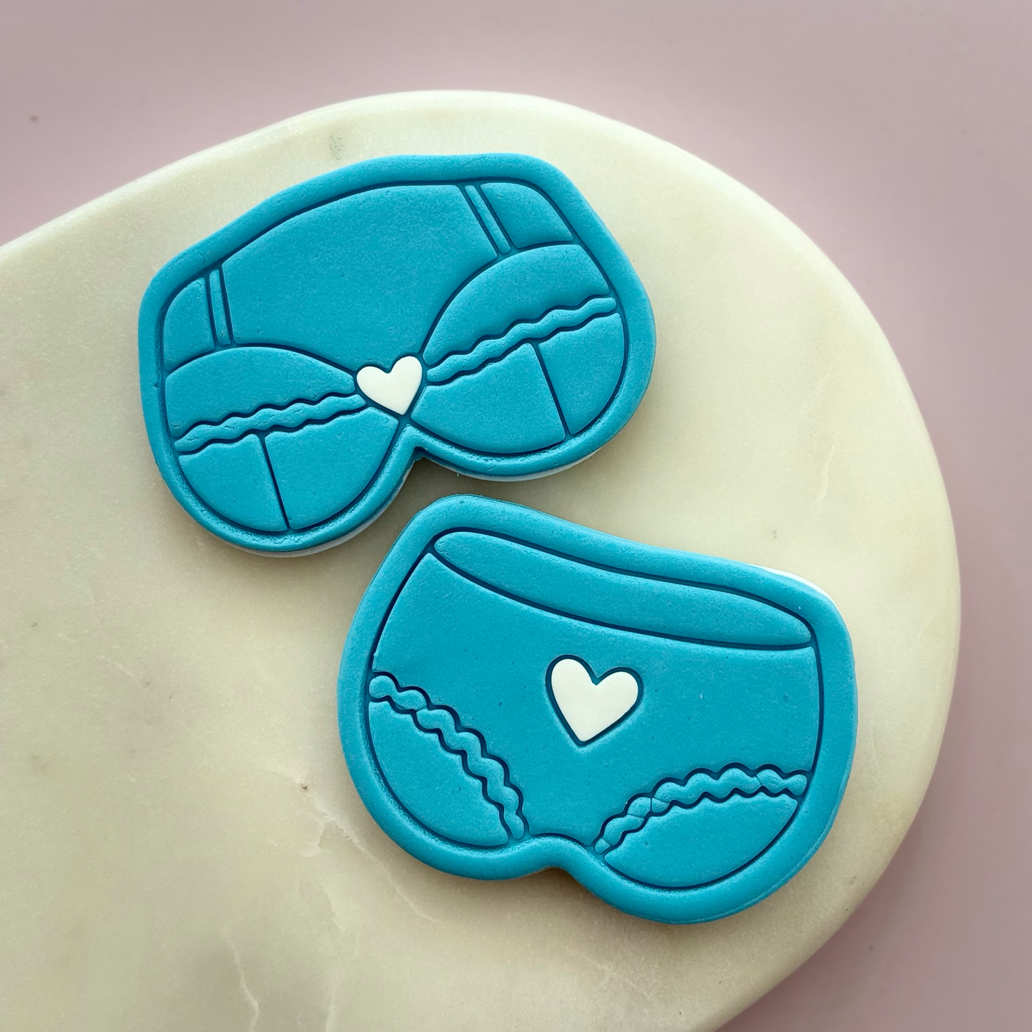 Ladies Bra & Underwear Cookie Stamp & Cutter SET