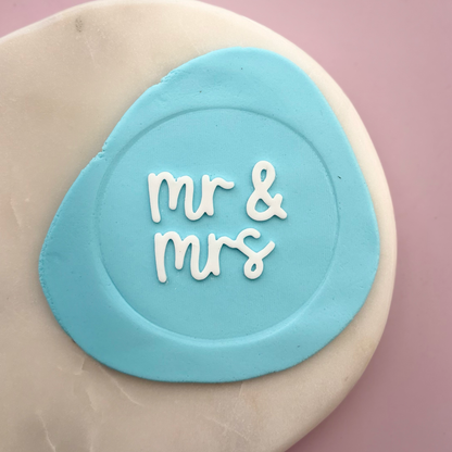 Mr & Mrs Cookie Debossor