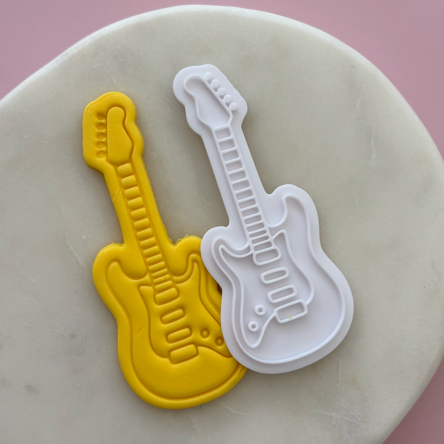 Electric Guitar Cookie Stamp & Cutter