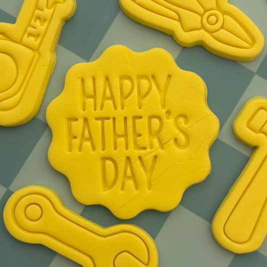 Happy Father's Day (simple) Cookie Stamp