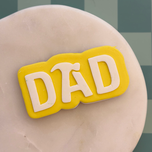 DAD (hammer) Cookie Debossor & Cutter