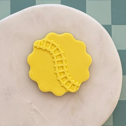 Train Track Cookie Debossor