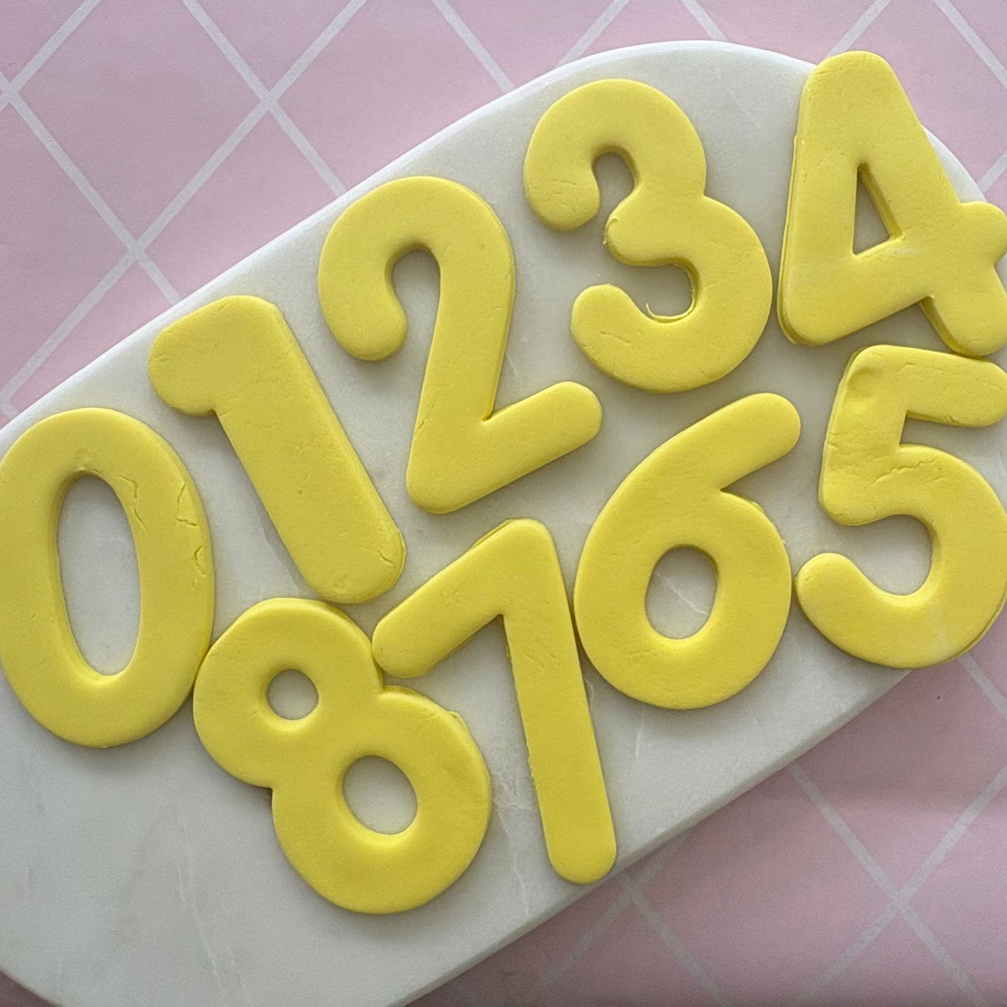 Rounded Number Cookie Cutter Set