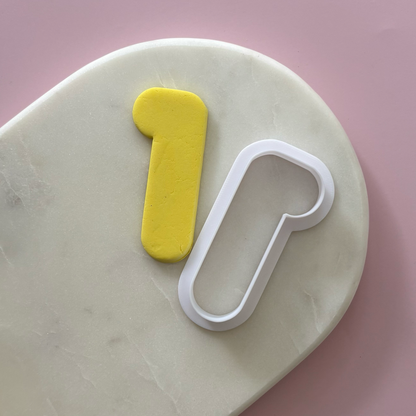 Rounded Number Cookie Cutter Set