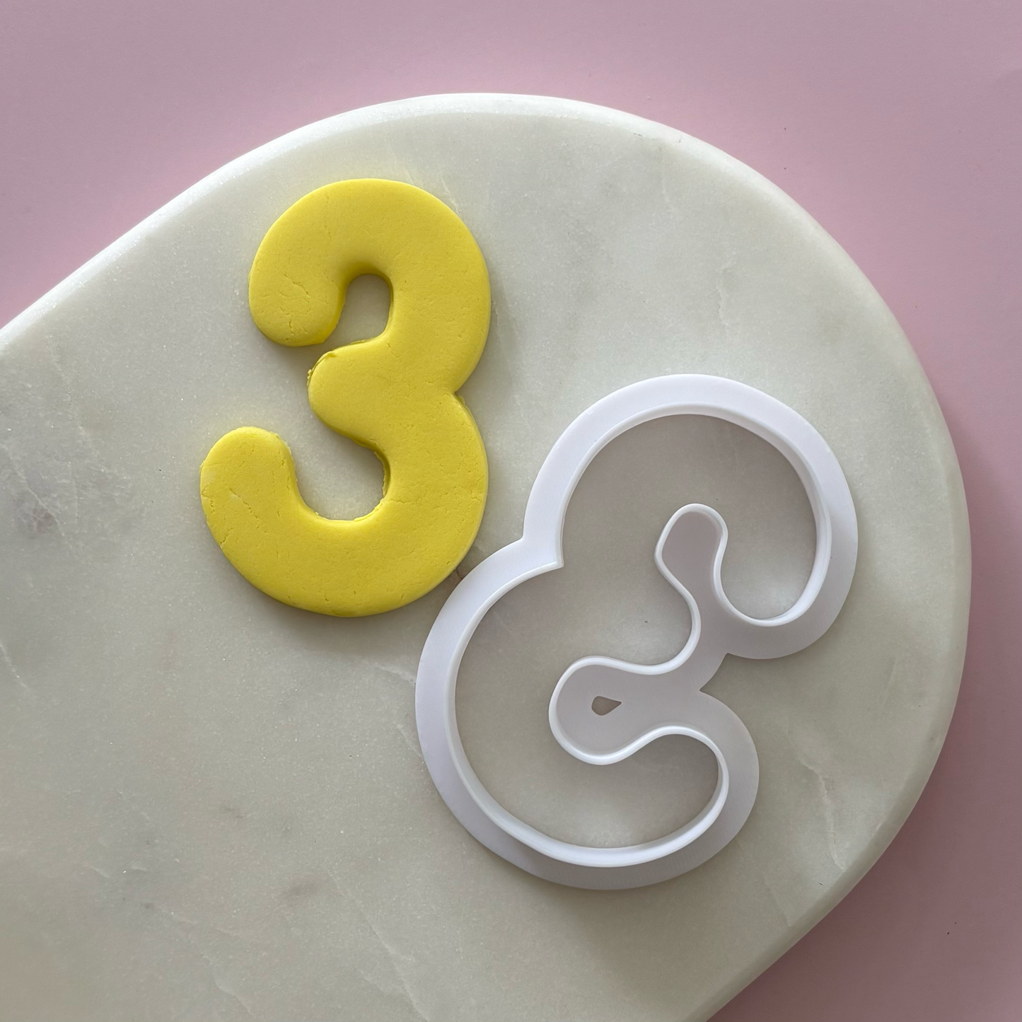 Rounded Number Cookie Cutter Set