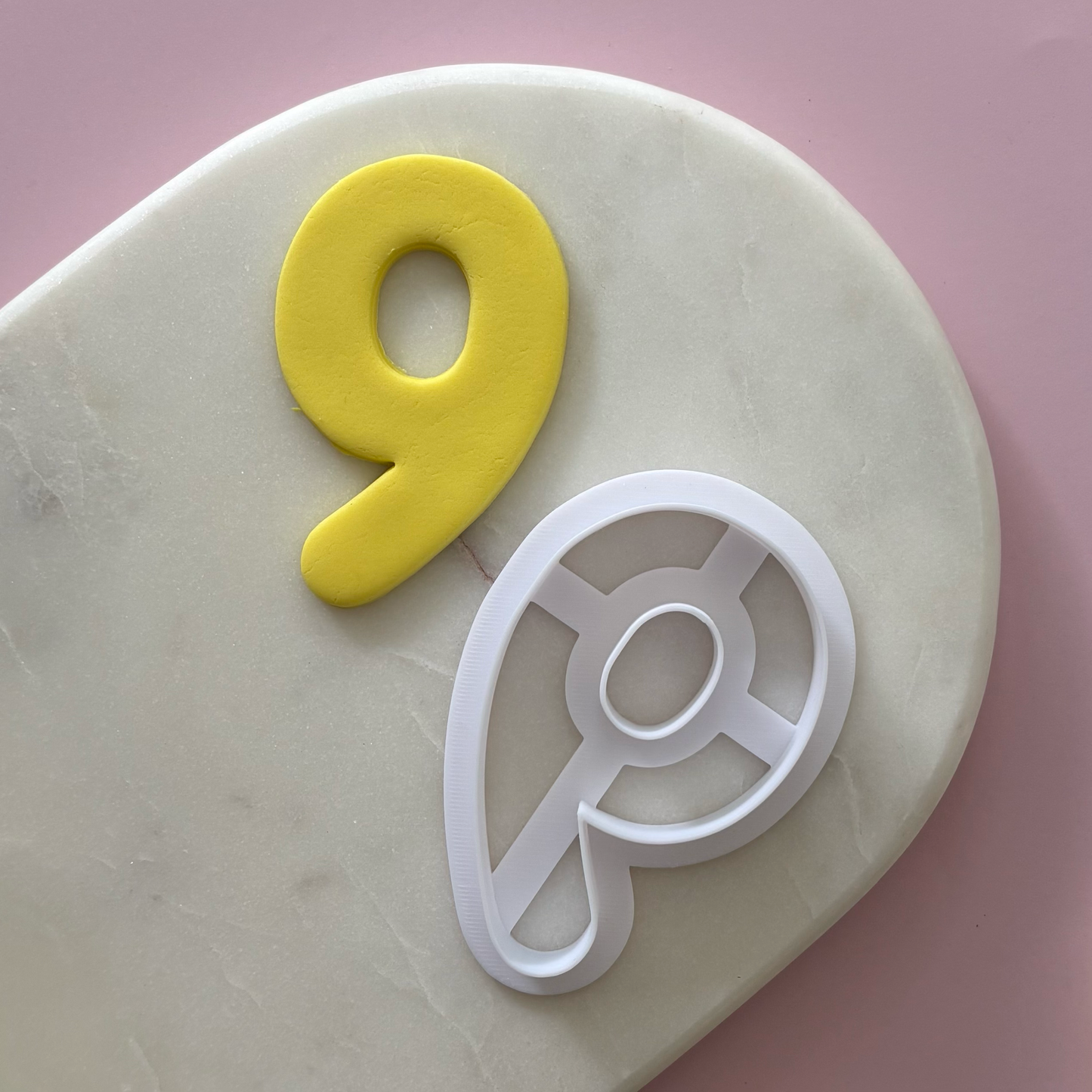 Rounded Number Cookie Cutter Set