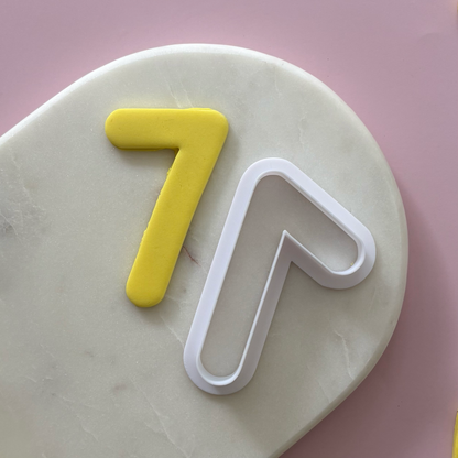 Rounded Number Cookie Cutter Set
