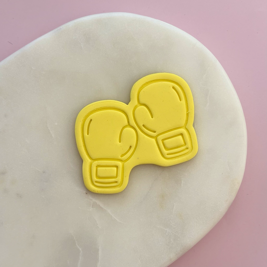 Boxing gloves Cookie Cutter & Fondant Embosser