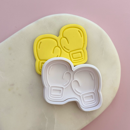Boxing gloves Cookie Cutter & Fondant Embosser