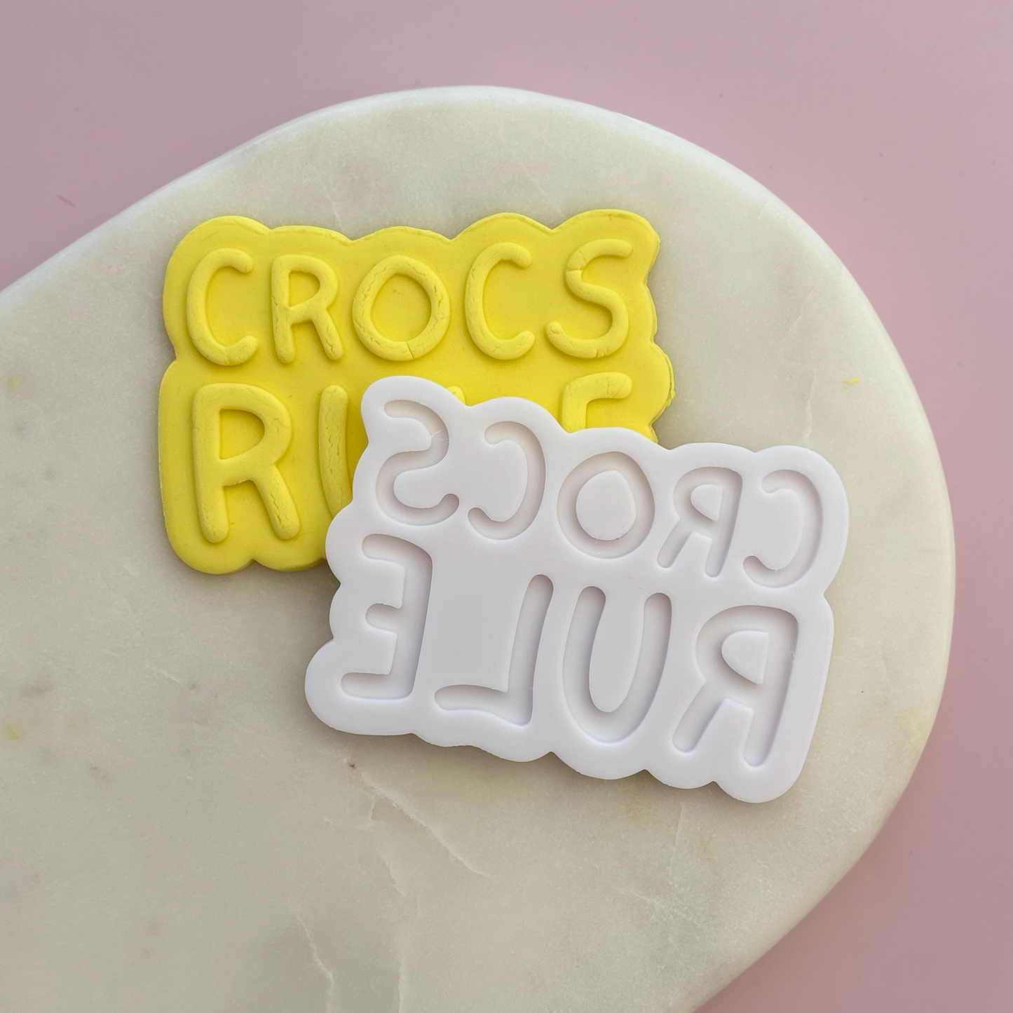 CROCS RULE Cookie Cutter & Fondant Debosser