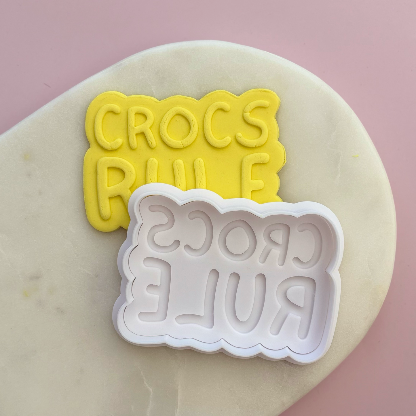 CROCS RULE Cookie Cutter & Fondant Debosser