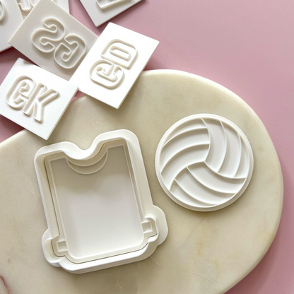 Netball Set Cookie Stamp & Cutter