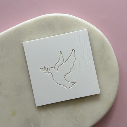 Dove of Peace Fondant Debosser
