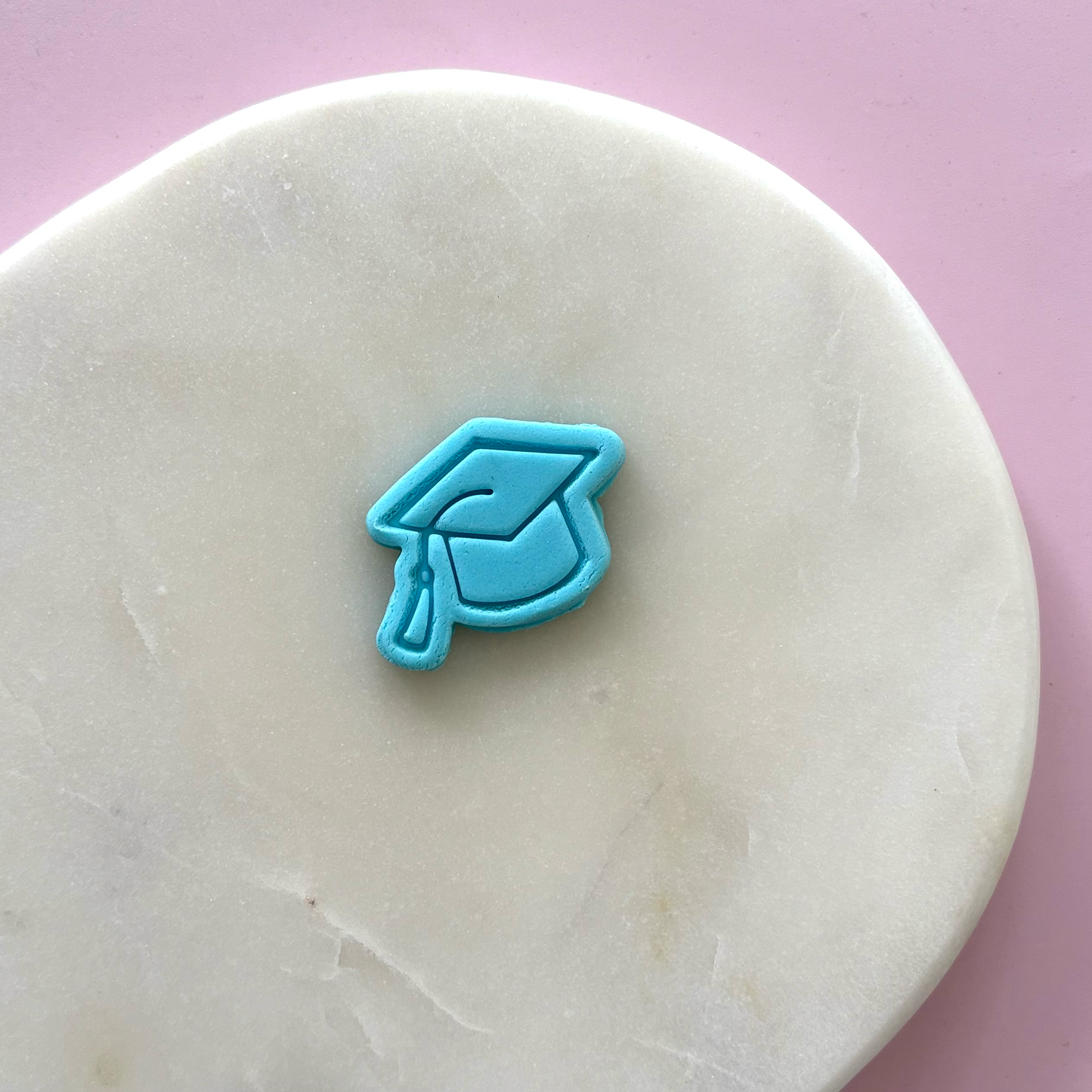 Graduation Hat / Cap Cookie Cutter & Fondant Embosser