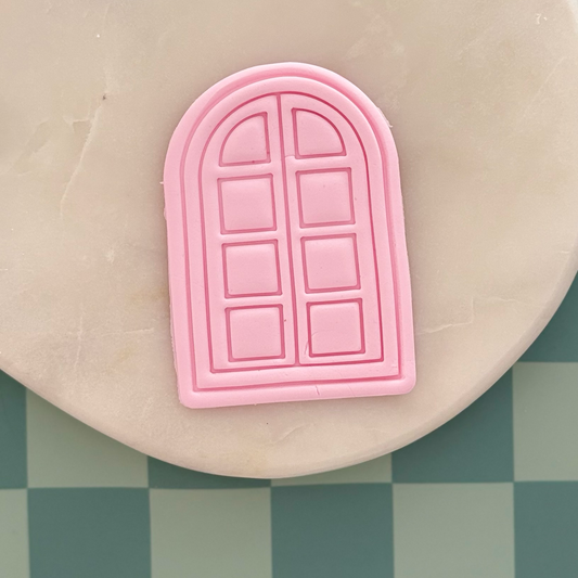 Mediterranean Greek Door Cookie Cutter & Fondant Embosser