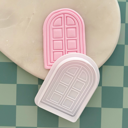 Mediterranean Greek Door Cookie Cutter & Fondant Embosser