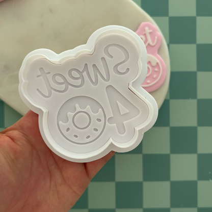 Sweet 40 Cookie Debossor & Cutter