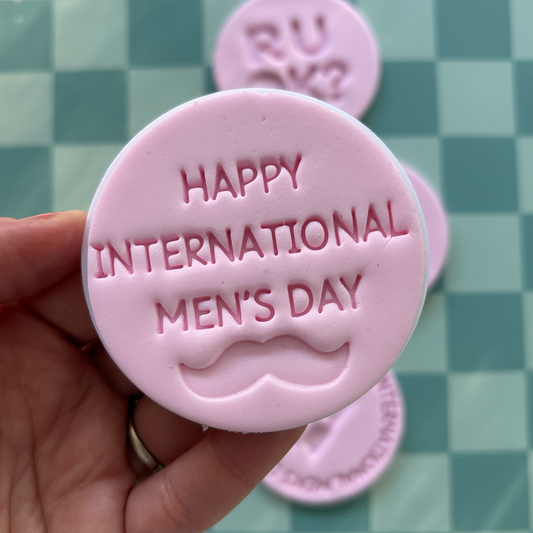 Happy International Men’s Day (style 2) Fondant Embosser