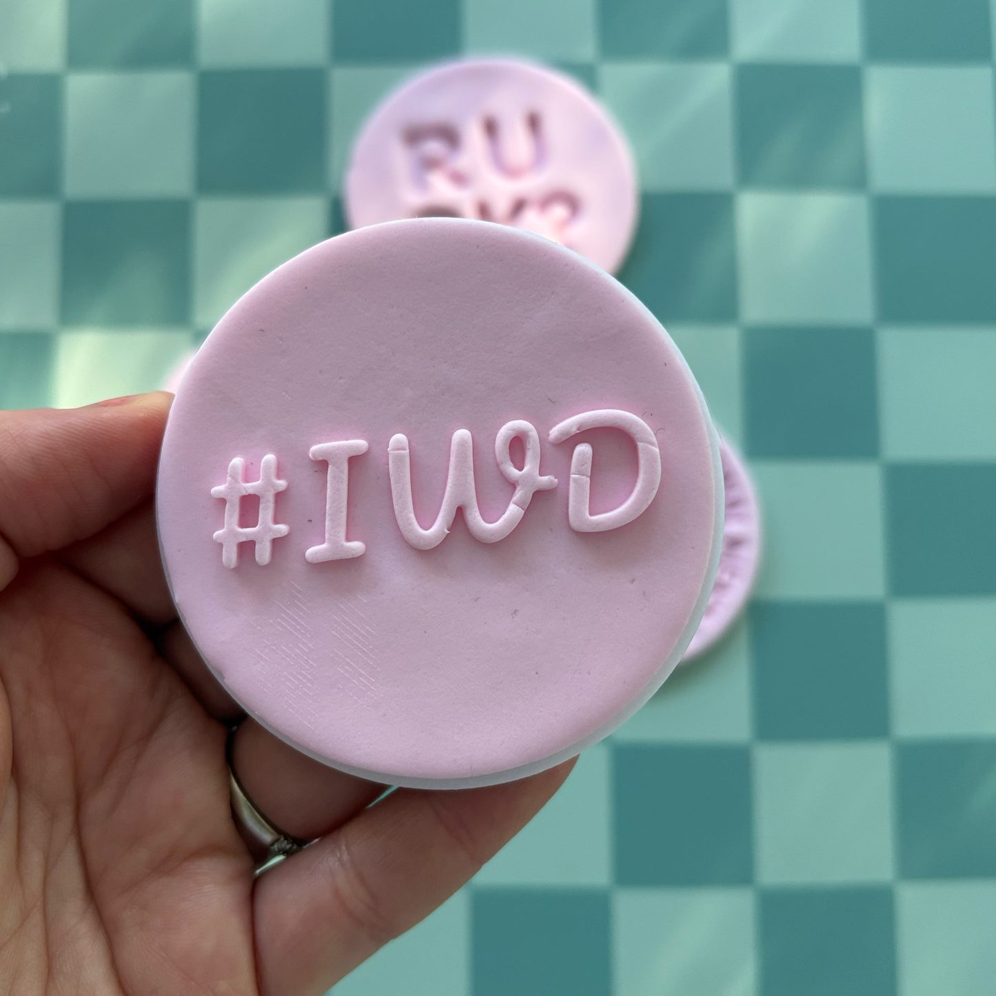 #IWD - International Women's Day Fondant Debosser