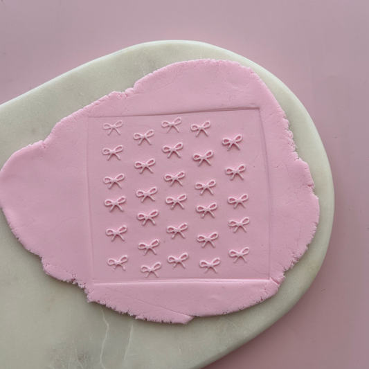 Bow pattern Cookie Debossor