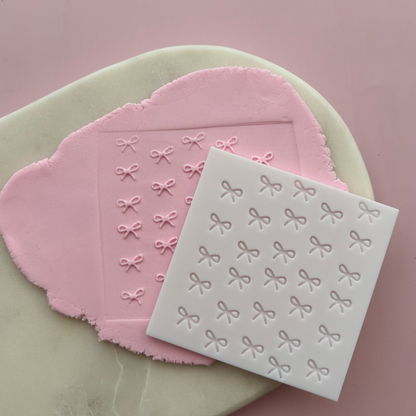 Bow pattern Cookie Debossor