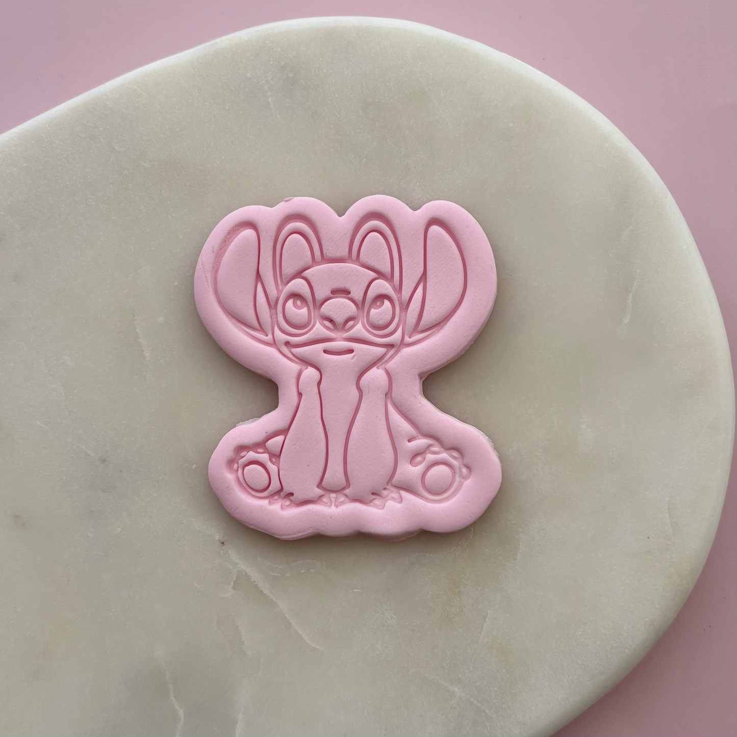 Angel (Stitch) Cookie Stamp & Cutter