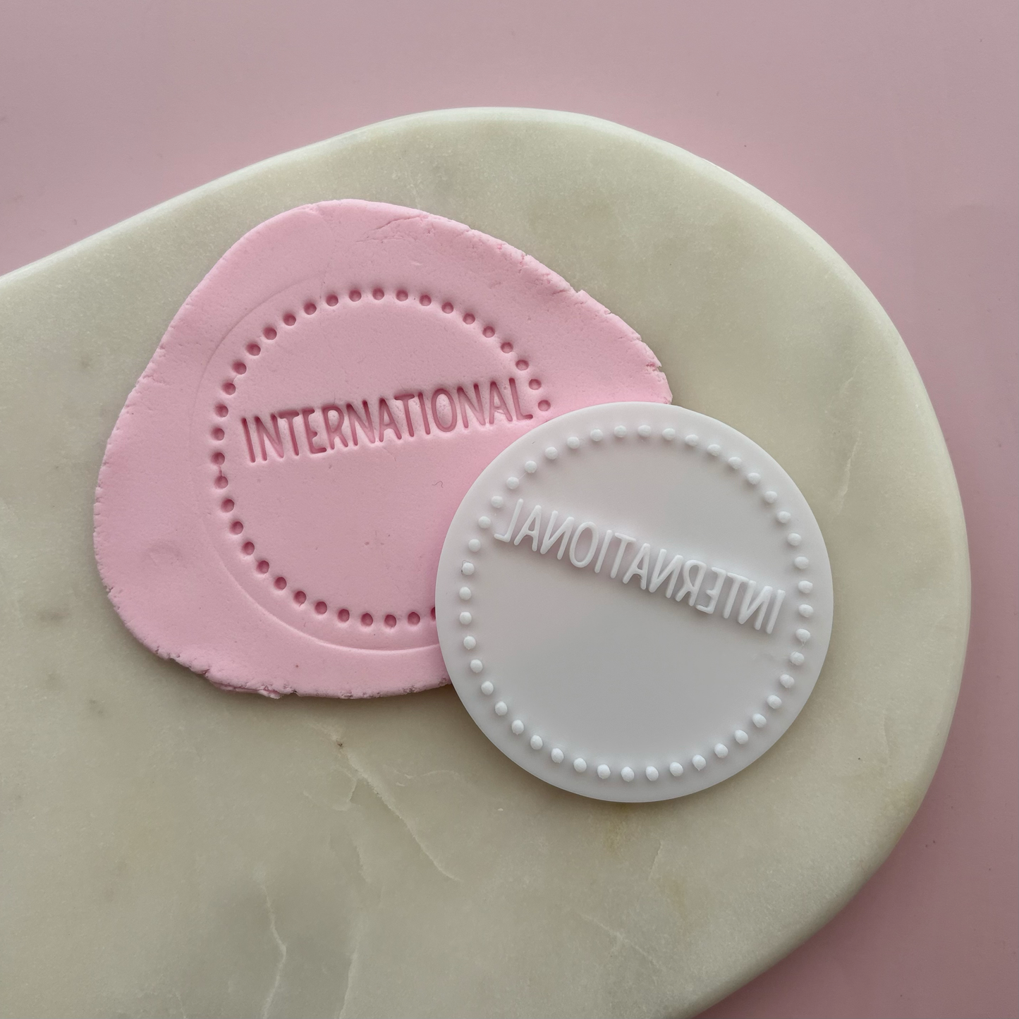 International Blank Fondant Embosser