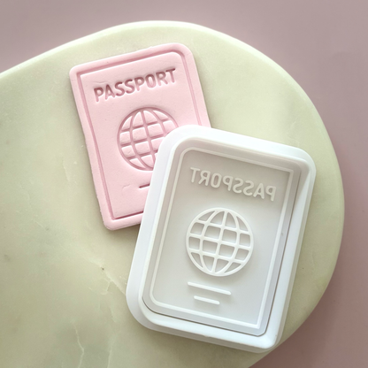 Passport Cookie Stamp & Cutter