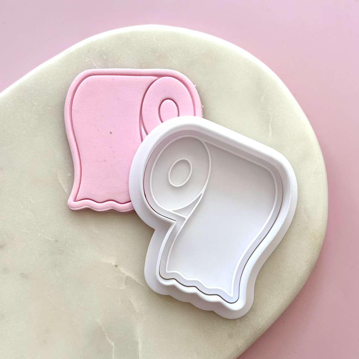 Toilet paper Cookie Stamp & Cutter