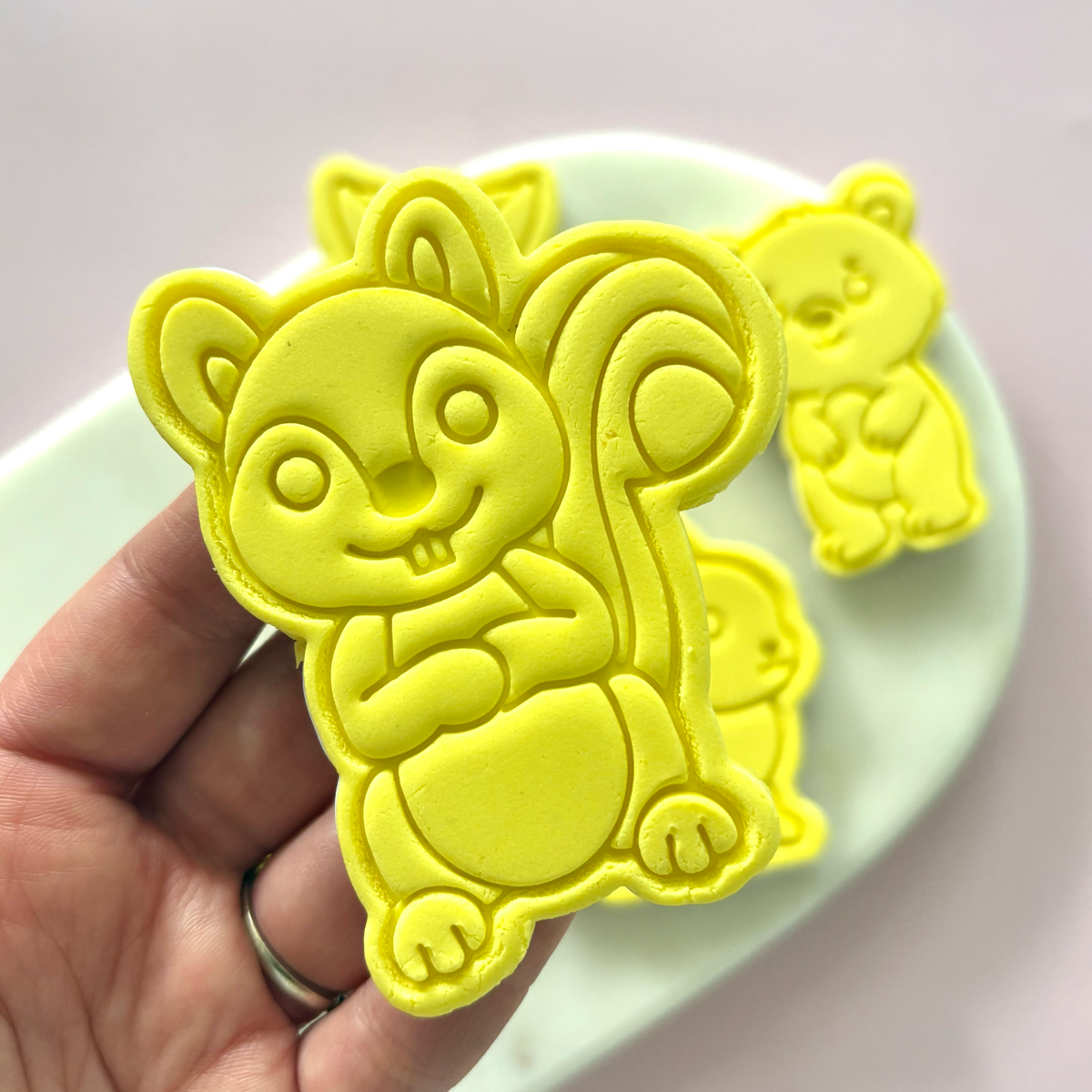 Woodland Animals Cookie Cutter & Fondant Embosser