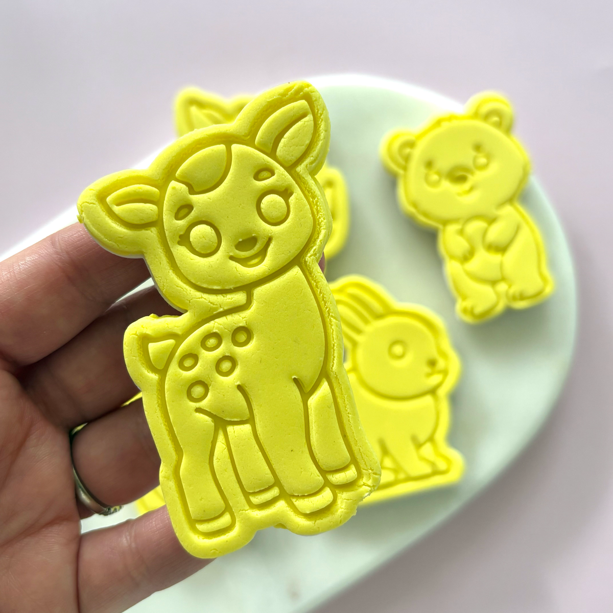 Woodland Animals Cookie Cutter & Fondant Embosser