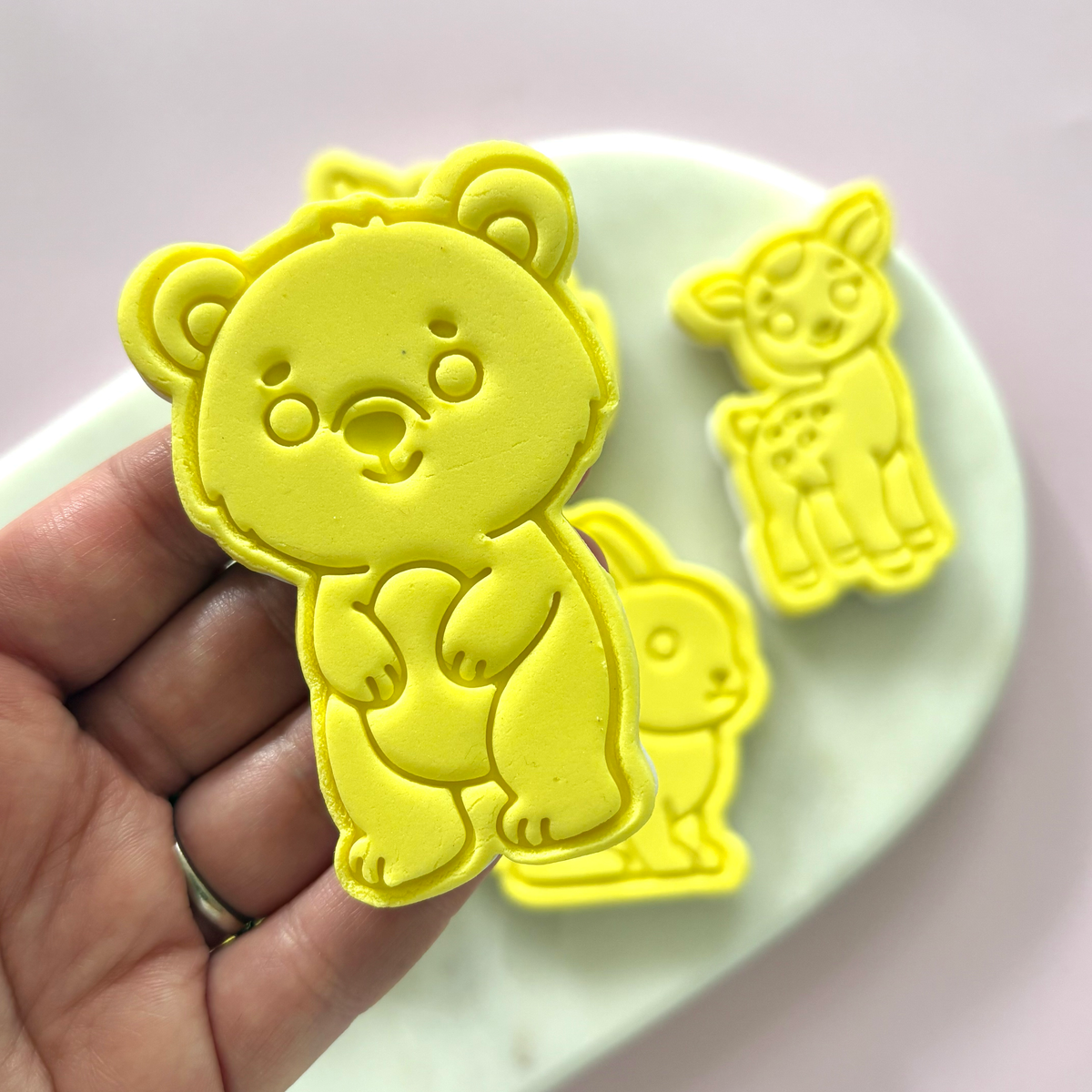 Woodland Animals Cookie Cutter & Fondant Embosser