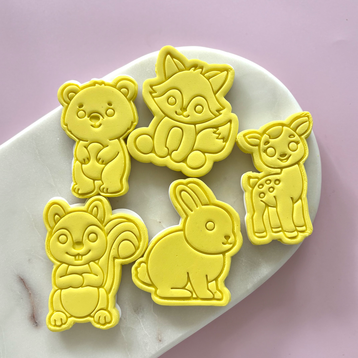 Woodland Animals Cookie Cutter & Fondant Embosser