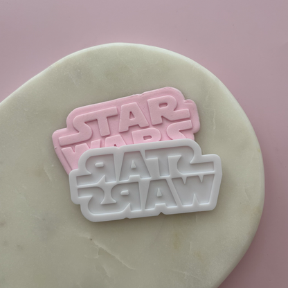 Star Wars Logo Cookie Debossor & Cutter