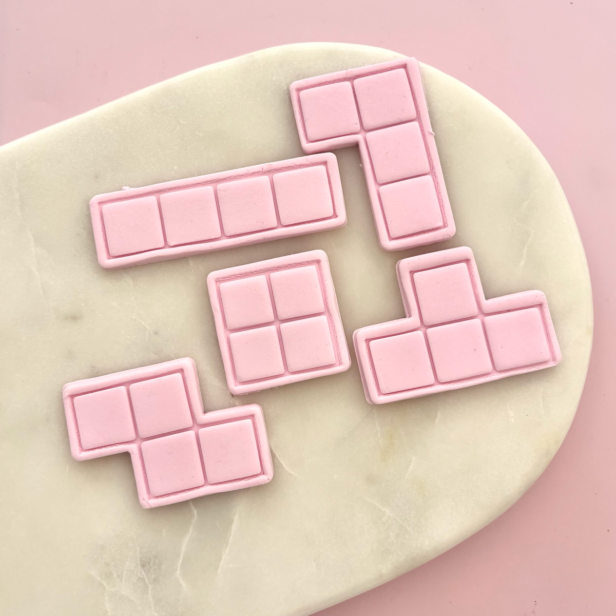 Tetris Cookie Stamp & Cutter Set