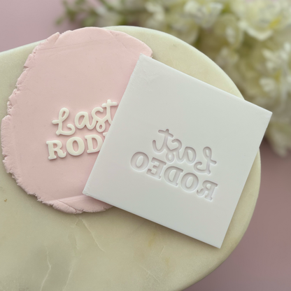 Last Rodeo Cookie Debossor