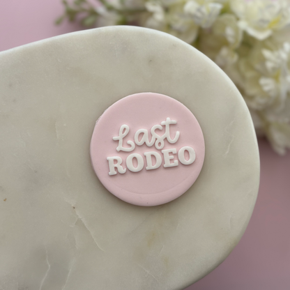 Last Rodeo Cookie Debossor