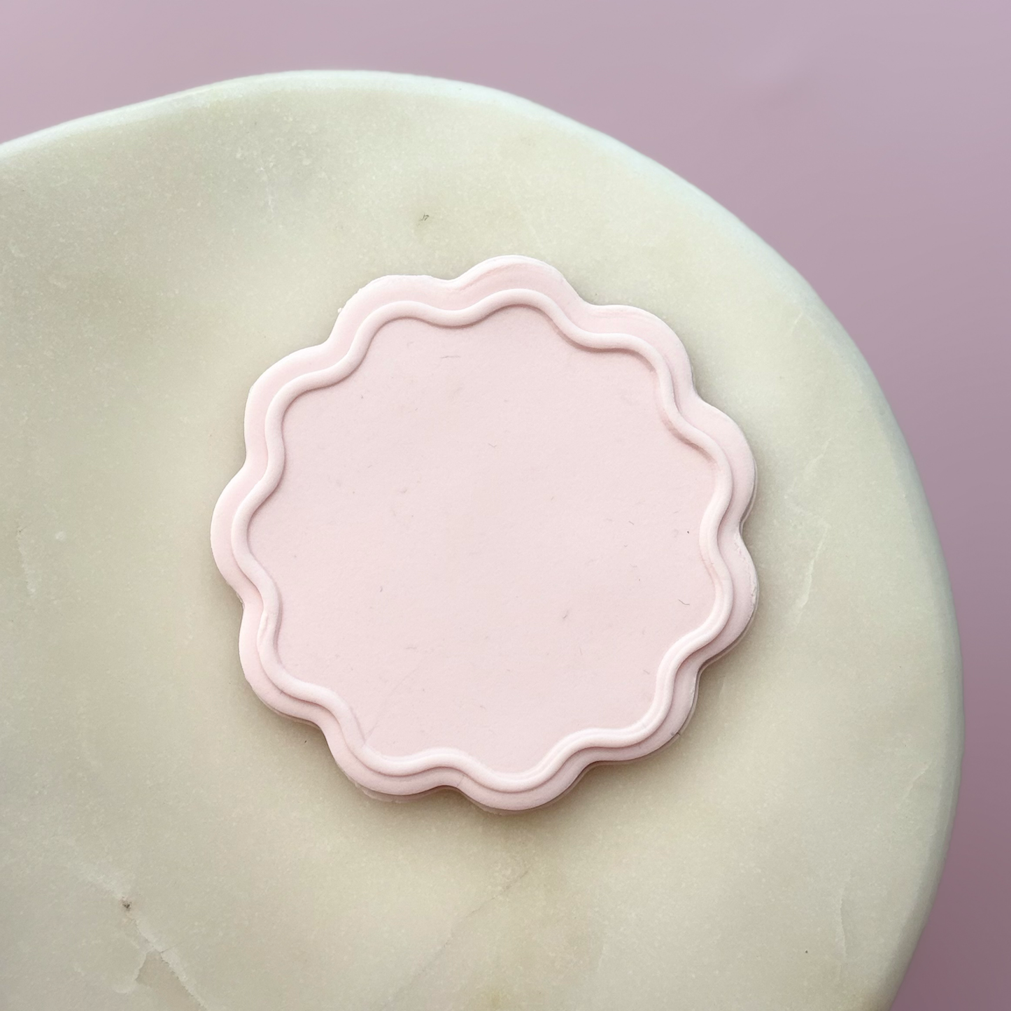 Wavy Circle Cookie Debossor & Cutter